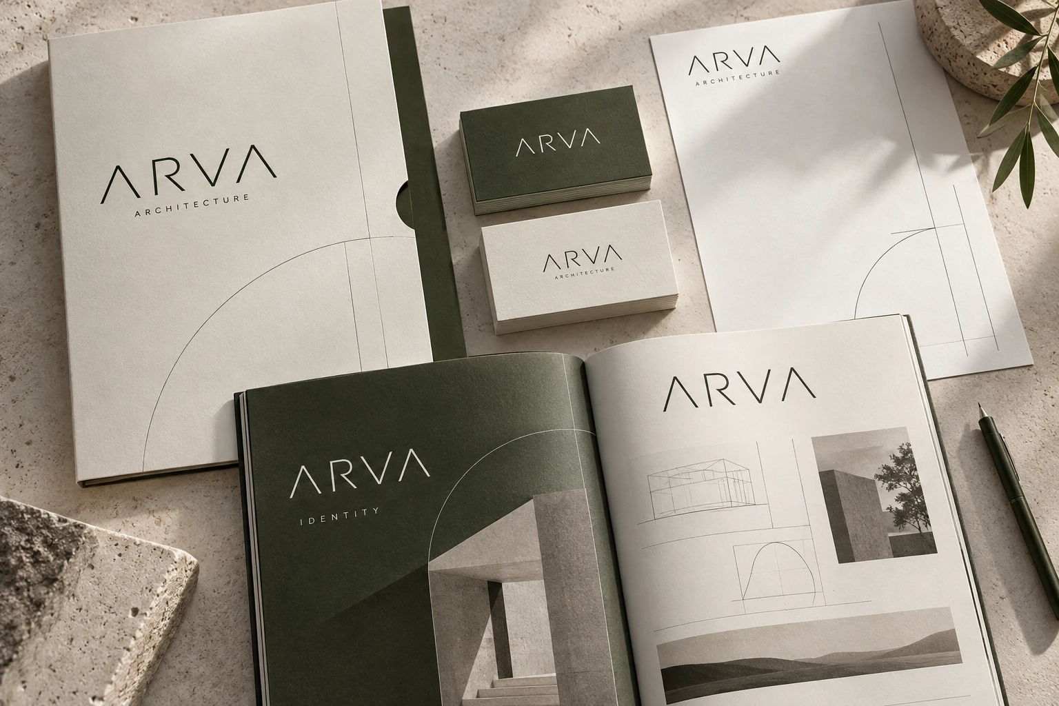 ARVA - архитектурная айдентика